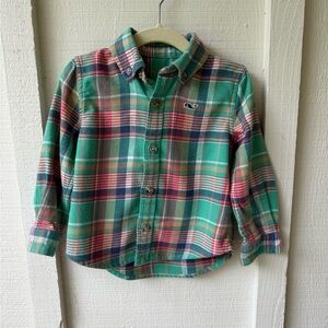 Plaid flannel Green Boys’ Shirt